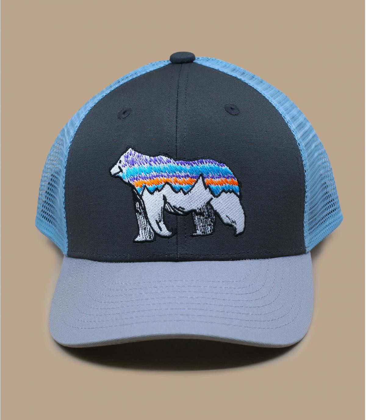 Kids Trucker Fitz Bear forge grey Patagonia Kids Trucker Fitz Bear forge grey Patagonia